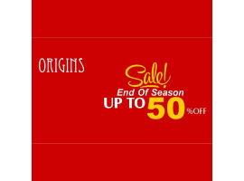 Origins End Of Season Sale UP TO 50% OFF